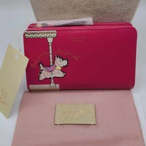 Radley London Leather Pink Magic Carousel Medium Bifold Wallet NWT! NEW!
